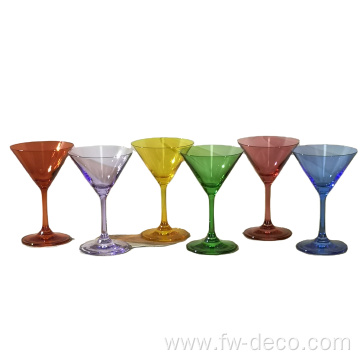 custom colored cocktail glasses